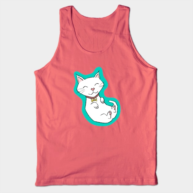 Kitty Tank Top by RobinElayn